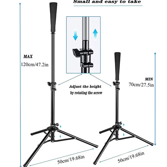 Baseball Batting Tee Tripod Adjustable
