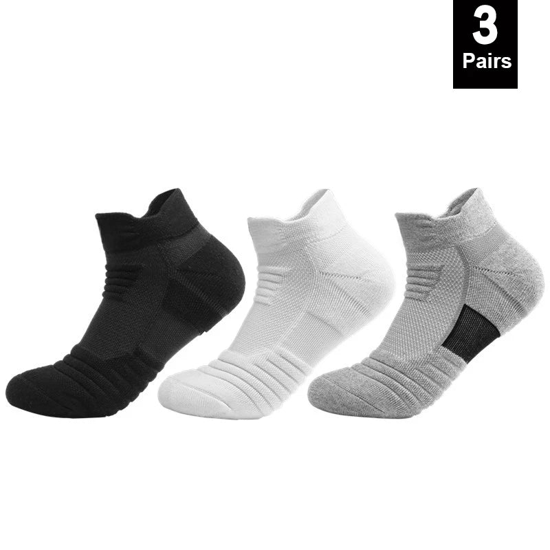 Men’s Anti-Slip Sport Socks – Short & Long, Breathable