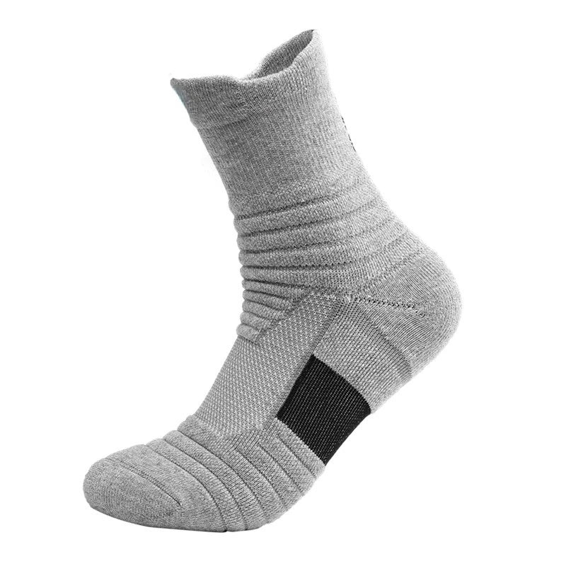 Men’s Anti-Slip Sport Socks – Short & Long, Breathable