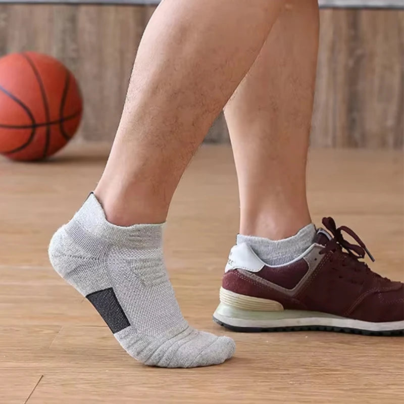 Men’s Anti-Slip Sport Socks – Short & Long, Breathable