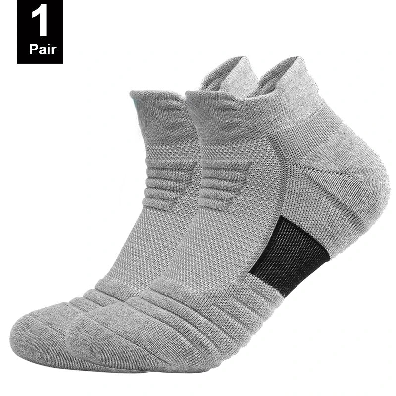 Men’s Anti-Slip Sport Socks – Short & Long, Breathable