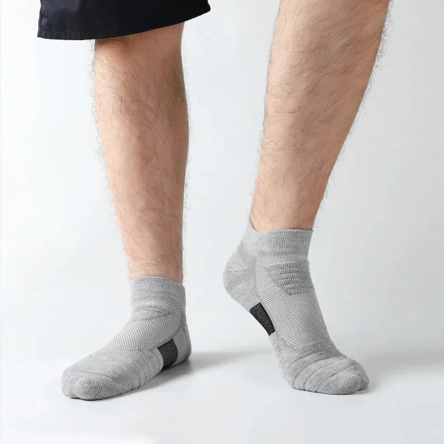 Men’s Anti-Slip Sport Socks – Short & Long, Breathable