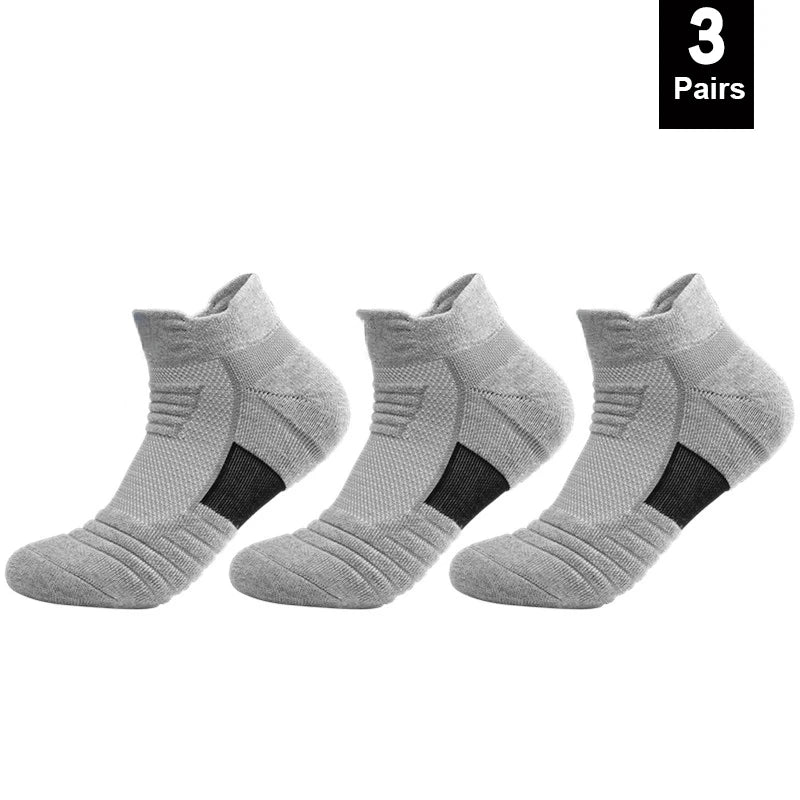 Men’s Anti-Slip Sport Socks – Short & Long, Breathable
