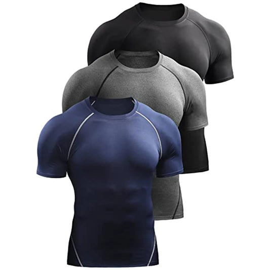 Men's Compression Sports T-Shirt – Quick-Dry Athletic Fit